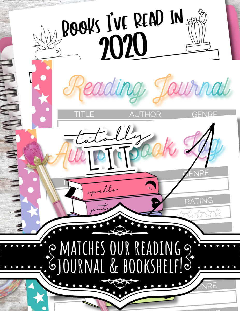 Totally Lit Book Lovers Printable Planner Tab Divider Page Marker – The  Paper Hen