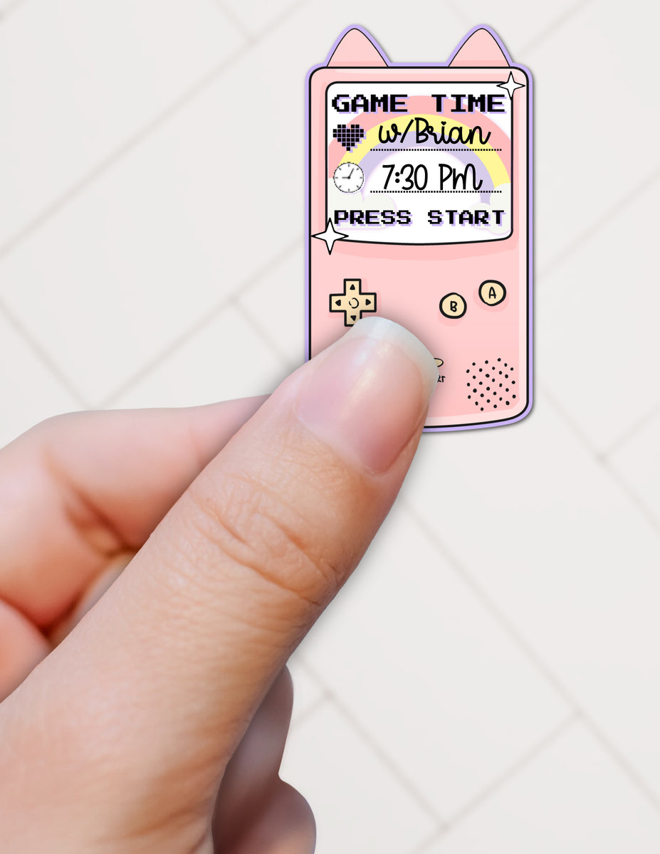 Printable Gamer Girl Meetup Planner Stickers – The Paper Hen