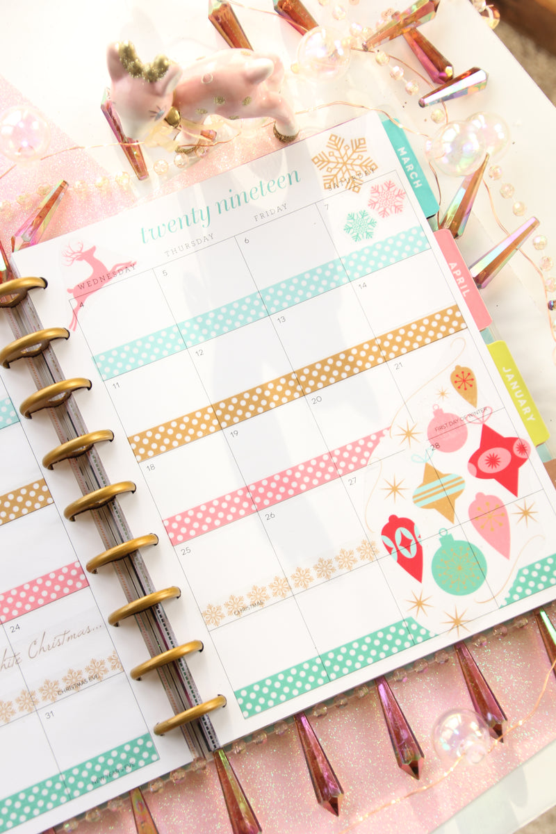 Nostalgic 90's Printable Planner Stickers Kit – The Paper Hen