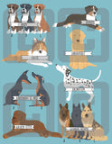 printable dog care stickers