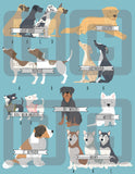 printable dog care stickers