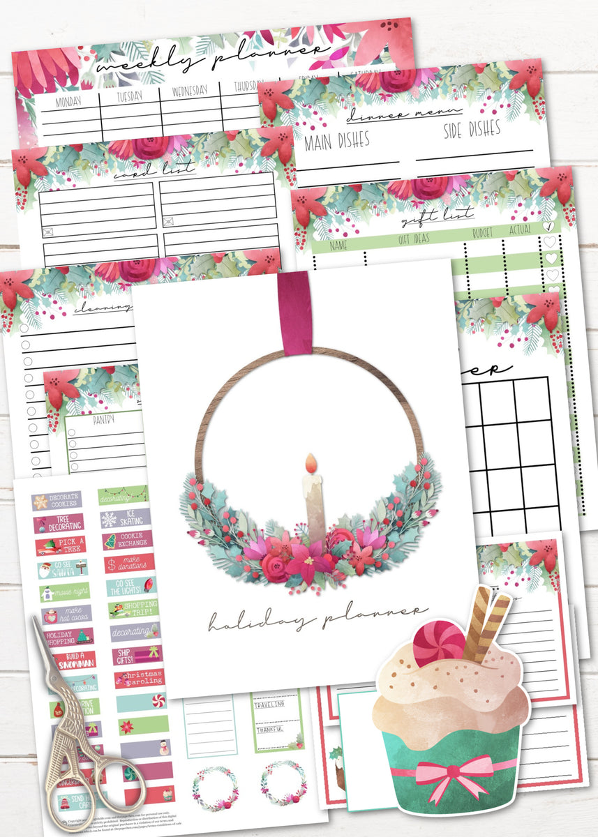 Printable Christmas Holiday Planner or Binder For Total Organization ...