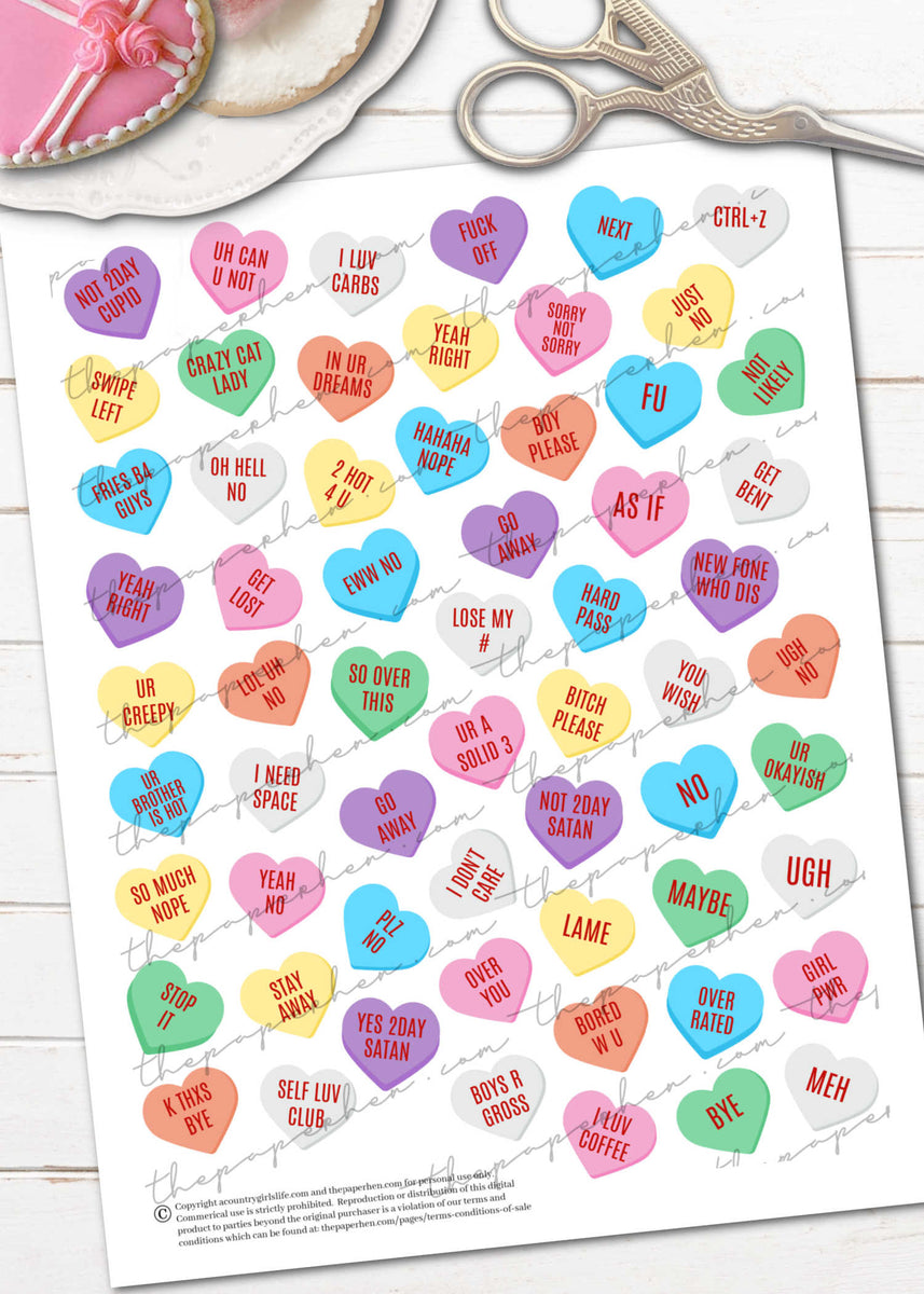 Printable Valentine's Day Sticker Sheet Bundle, Valentine's Planner  Stickers, Heart Stickers for Kids, Love Stickers, Cute Digital Stickers 