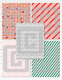 printable Christmas digital papers pack