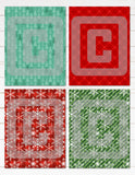 printable Christmas digital papers pack