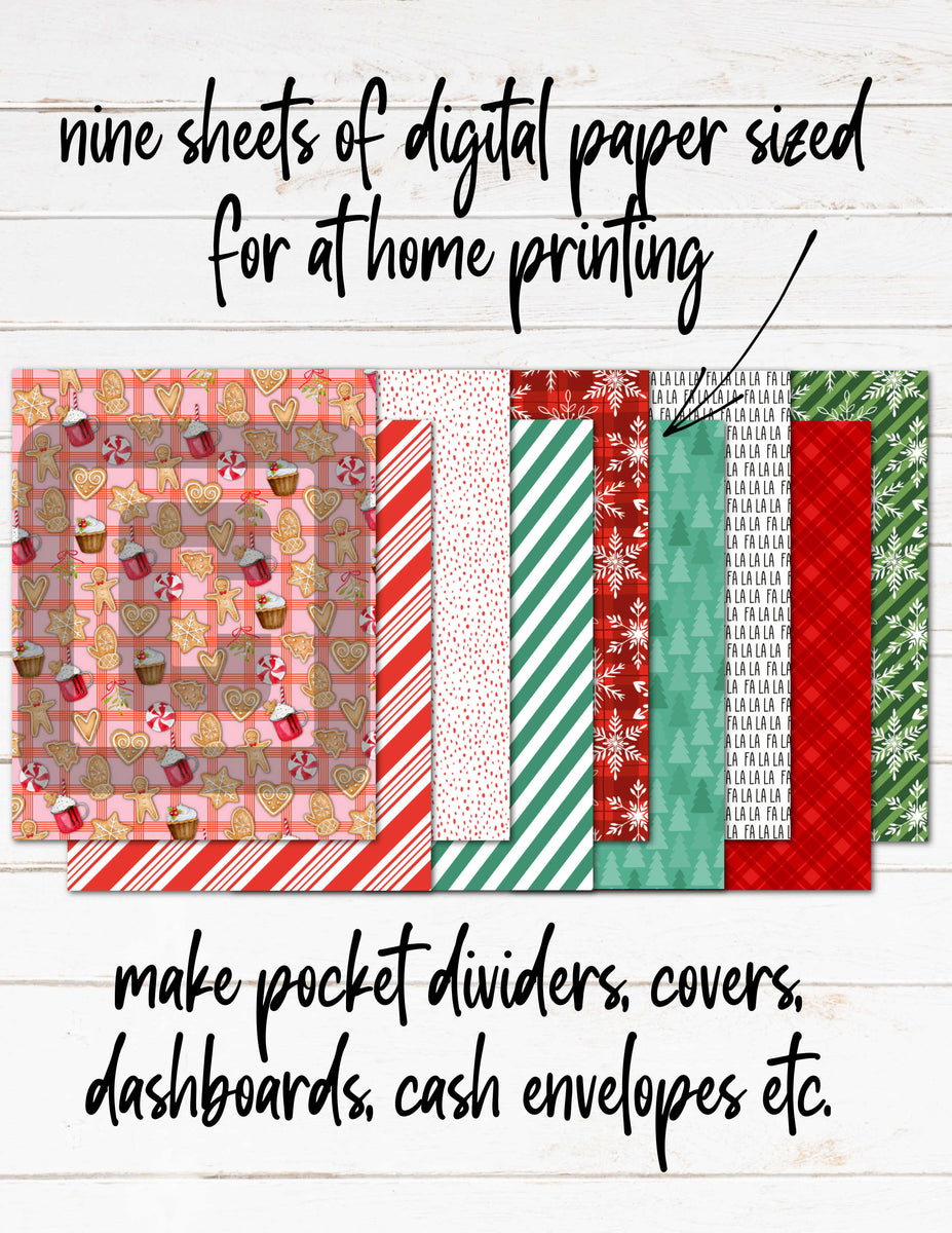 Printable Christmas Holiday Planner Stickers Watercolor - MEGA KIT ...