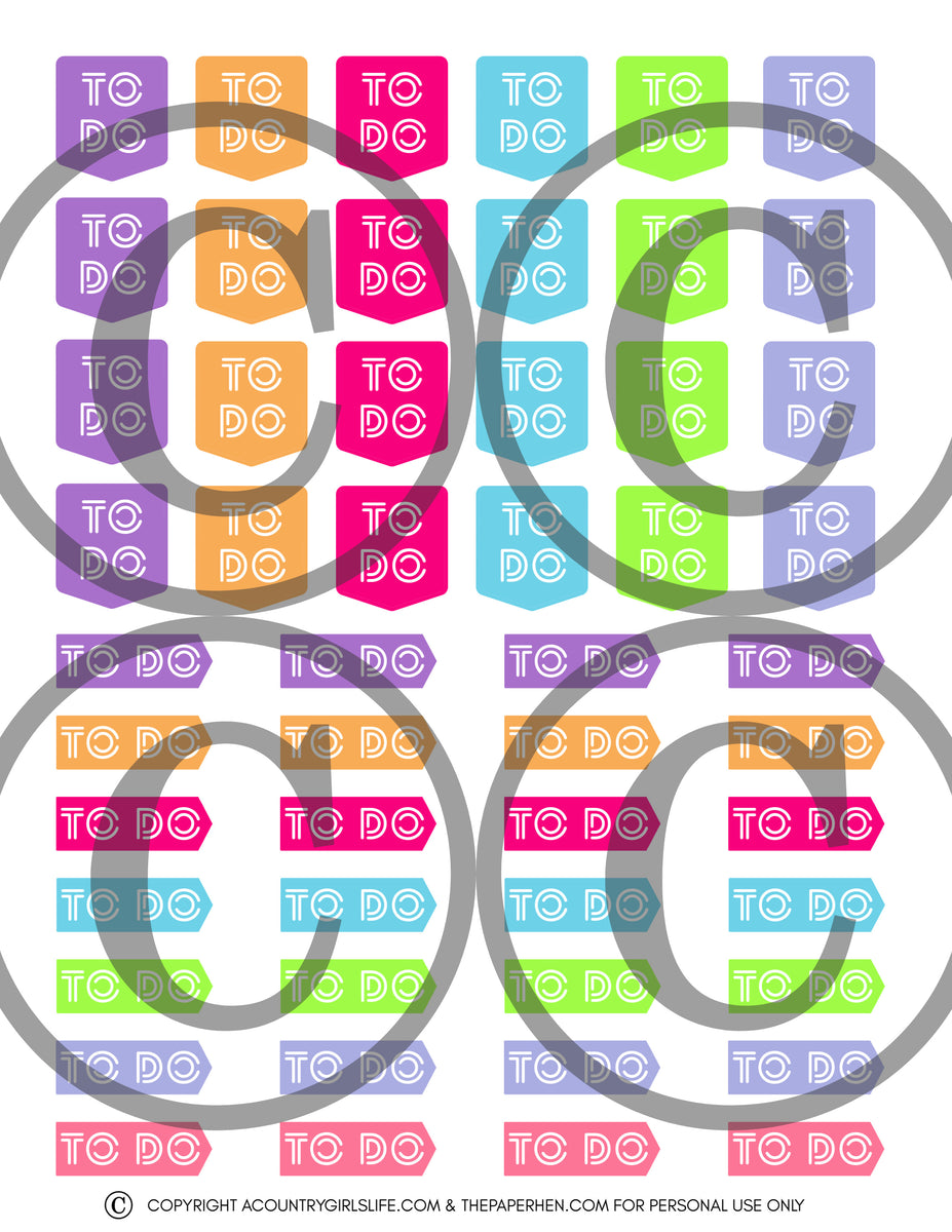 Printable calendar stickers! Lots of different ones at site, Free. I'd use  paper and reposit…