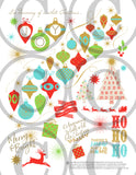 christmas happy planner stickers