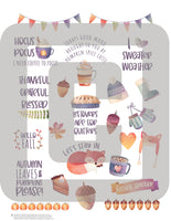 printable fall planner sticker quotes for planner decorating