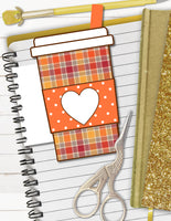 printable coffee planner tab for planners