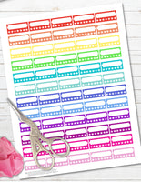 Printable Habit Trackers (7 Day) Planner Stickers for Happy
