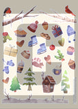 winter holiday or christmas planner stickers