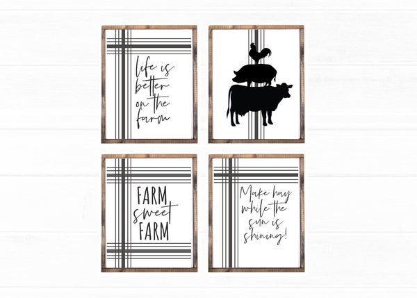Printable Modern Farmhouse Signs or Wall Art With Quotes, Sayings Farm – The Paper Hen printable-modern-farmhouse-signs-or-wall-art-with-quotes-sayings-farm-the-paper-hen