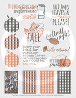 printable fall autumn planner stickers