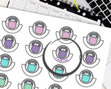 Fitness Workout Tracker Printable Stickers