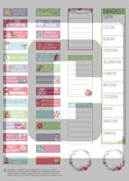 printable christmas holiday bucket list planner stickers