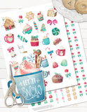 Sweet Christmas Printable Planner Stickers