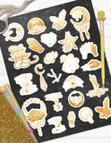 tarot magic witch wiccan printable planner stickers