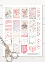 printable valentines day planner stickers for the Happy Planner Erin Condren