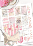 printable valentines day planner stickers for the Happy Planner Erin Condren