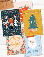 Printable Christmas Holiday Pocket Cards for Planners