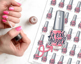 Printable Manicure Pedicure Planner Stickers