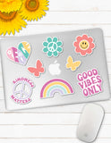 70's Printable Stickers Decals Die Cuts (Large Stickers) For Laptop Water bottles Notebooks