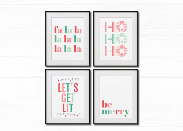 Modern Christmas Printable Signs or Wall Art For Gallery Walls 4 Pack – The Paper Hen modern-christmas-printable-signs-or-wall-art-for-gallery-walls-4-pack-the-paper-hen
