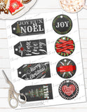 Printable Christmas Holiday Gift Tags