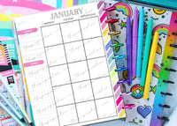 printable Happy Planner Classic refill pages vertical layout