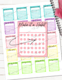 printable monthly habit tracker planner stickers