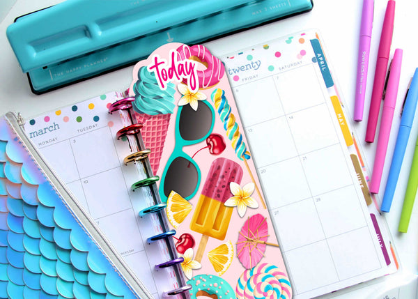 Summer Today Printable Page Marker for The Happy Planner – The