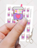 printable starbucks coffee cup planner stickers