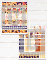 printable planner stickers for fall autumn thanksgiving sunflowers pumpkins leaves