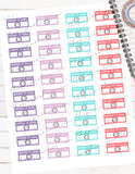 printable work schedule planner stickers
