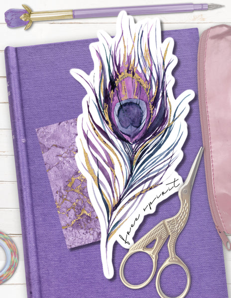 printable peacock feather planner tab divider die cut page marker for planners free spirit dream seeker stargazer